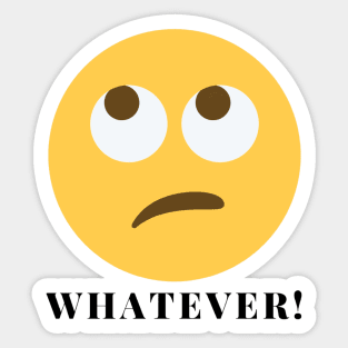 Whatever Rolling Eyes Emoji Sticker